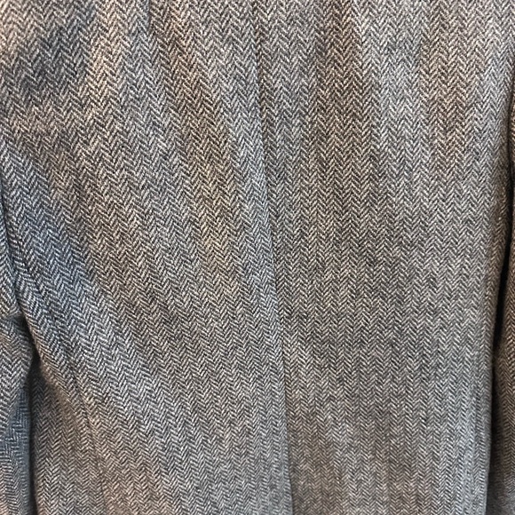 J. Crew Women’s Gray Herringbone Double-Breasted Blazer - Picture 5 of 6